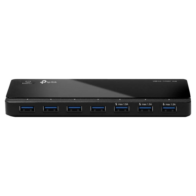 TP-Link UH700 7x USB 3.0 USB Hub Ports - Black - موزع يو أس بي